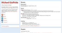 Desktop Screenshot of mgiuffrida.com